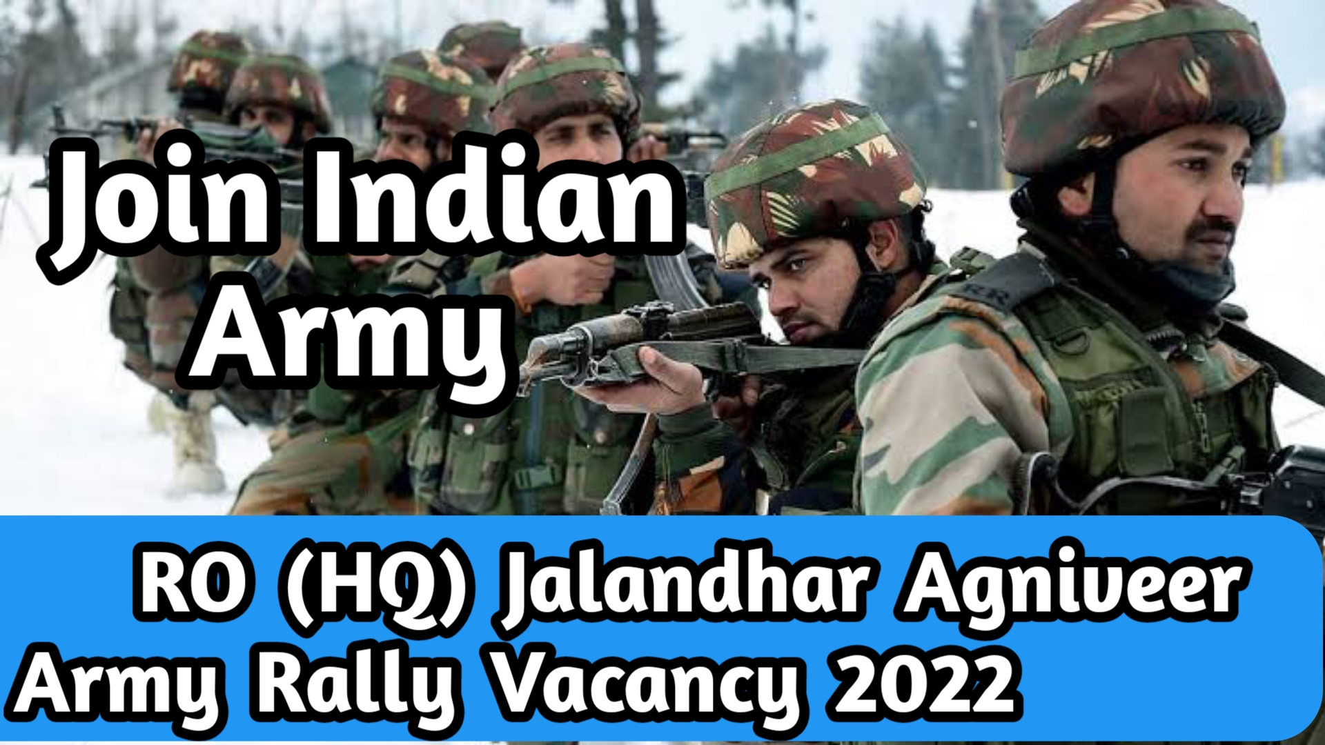 RO (HQ) Jalandhar Agniveer Army Rally Vacancy 2022